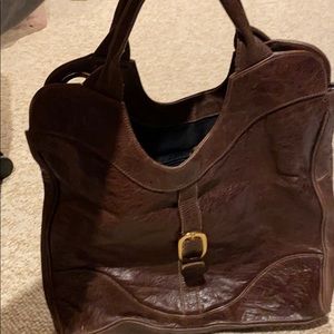 Anna Corinna brown leather tote